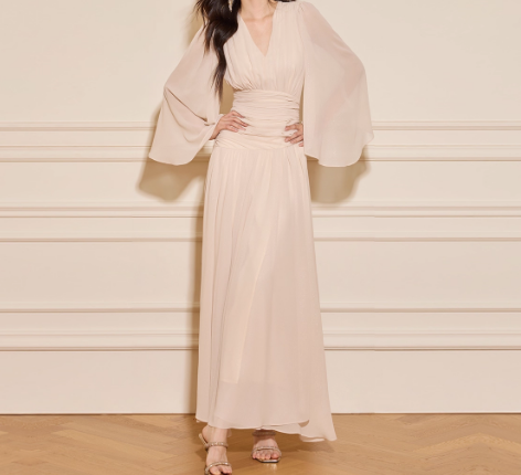 Flowy Fringe Trim Dress - Loose Fit for Vacation & Casual Weekend Outings